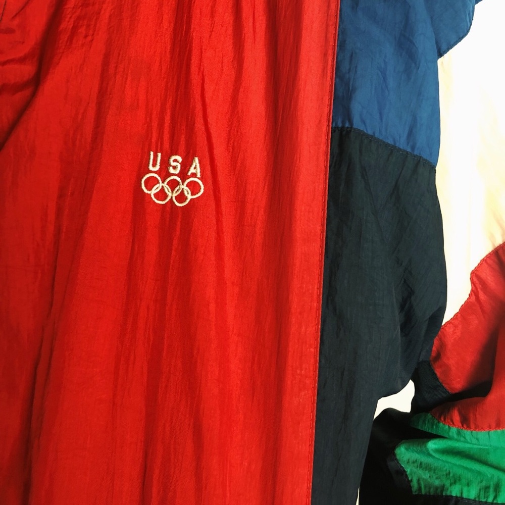 VINTAGE 1996 USA Olympics Windbreaker - Picture 3 of 3